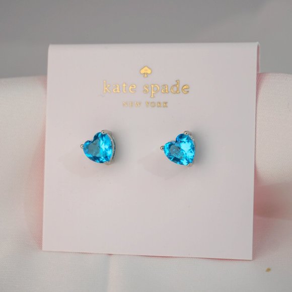 Kate Spade My Love Heart Studs Earrings + Dust Bag (Brand New)